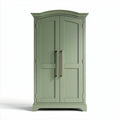 Kast van hout in groene kleur voor opbergruimte 60 x 40 x 150cm
